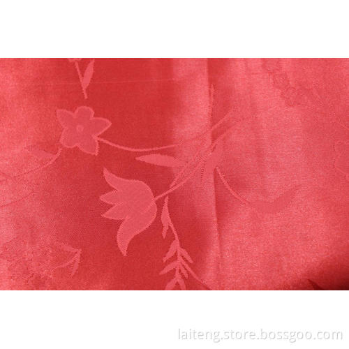 100% Polyester Jacquard Poly Satin Fabric